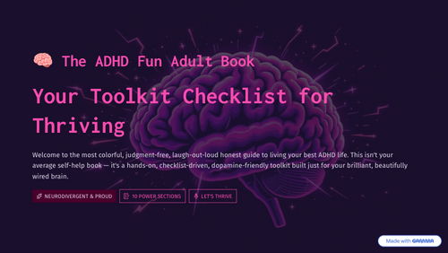 Intro Toolkit ADHD + Chronic Illness Survival Bundle PDF